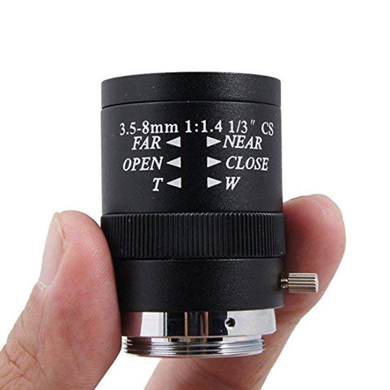 Dahszhi 3.5-8.0mm F1.4 CCTV Lens CS Mount Manual Focus Zoom Focal IR 1/3" 1:1.4 for Security IP Camera - Image 5